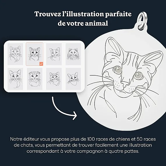 FR_03_Collier Chat en Line Art