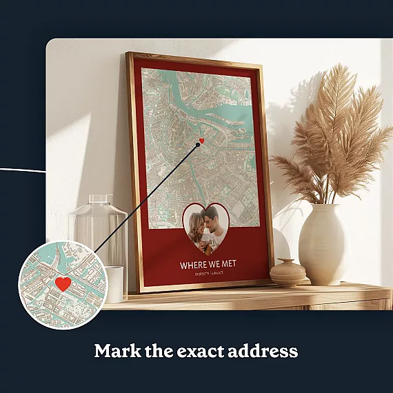 map of where we met