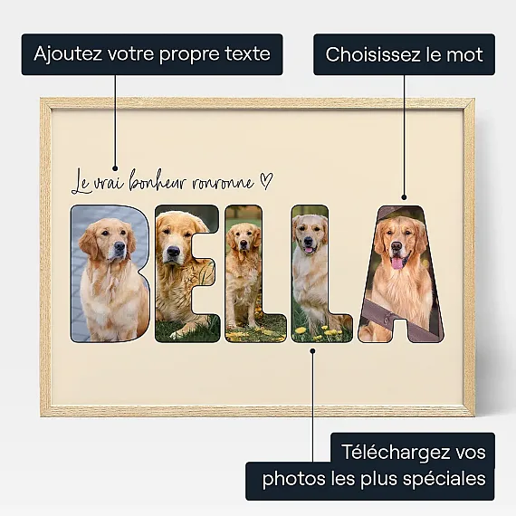 FR_01_Collage Photo en Lettre Chien