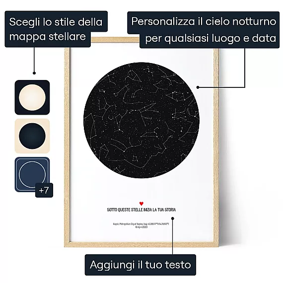 Mappa Primo Incontro — stampa artistica personalizzata