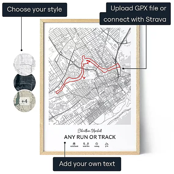 CA_01_Custom Route Map Poster