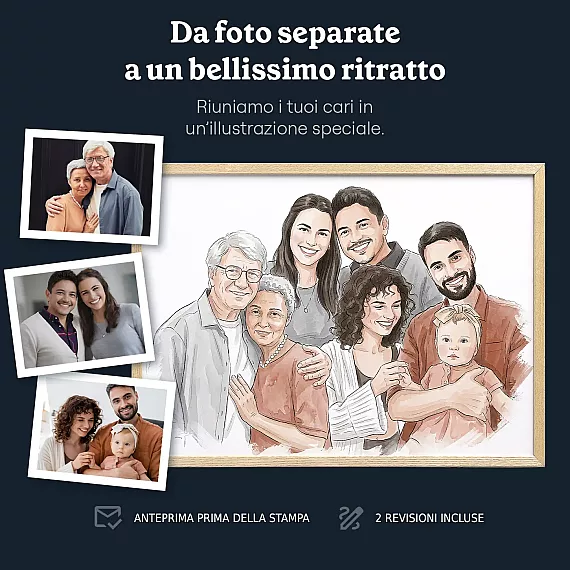 IT_04_Ritratto personalizzato da più foto (Tutte)
