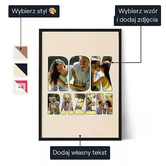 PL_01_Personalizowany kolaż na 1. rocznicę