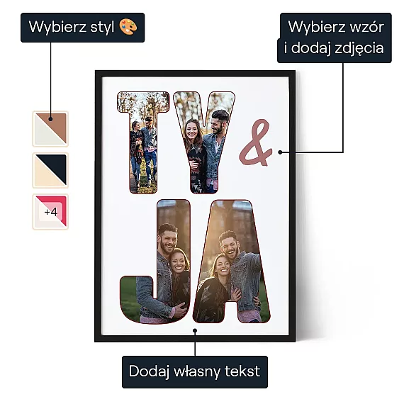 Ty I Ja Personalizowany Kolaz Ze Zdjec