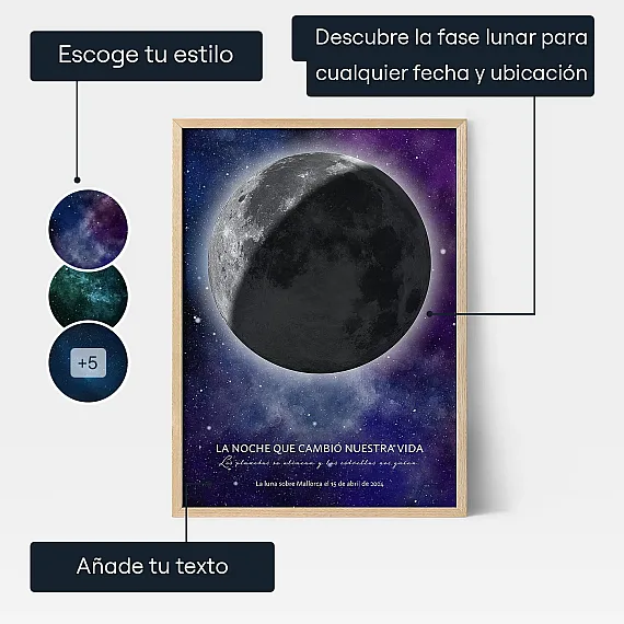 Nuestra Luna — impresión artística personalizada