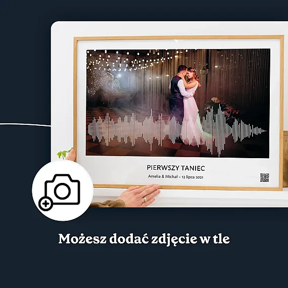 PL_03_XX Obraz fali dźwiękowej z piosenki pierwszego tańca