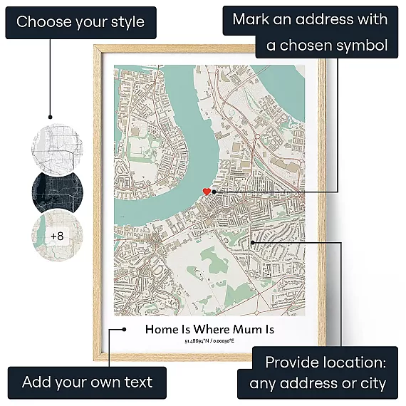 Home Is Where My Mum Is Map