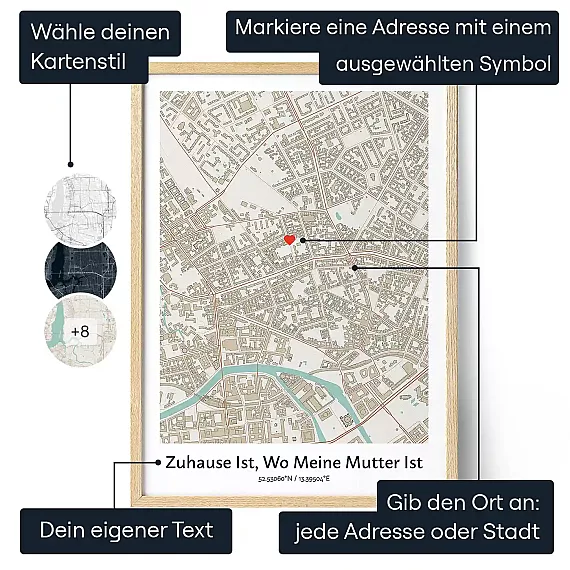 Karte Zuhause Ist Wo Meine Mutter Ist - Schweiz