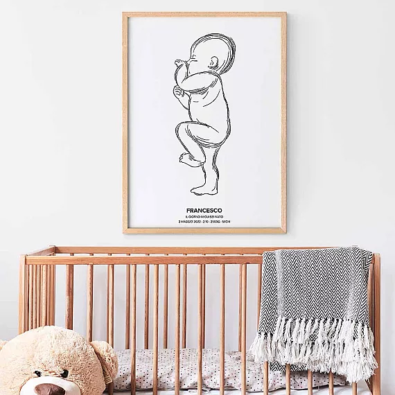 poster benvenuto nascita