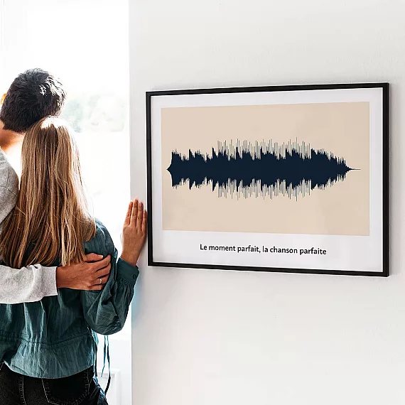 ondes sonores personnalisées positive prints