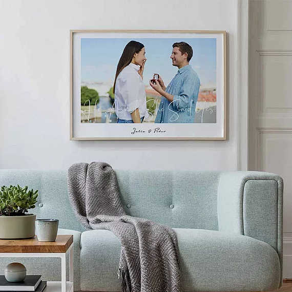 he asked she said yes print