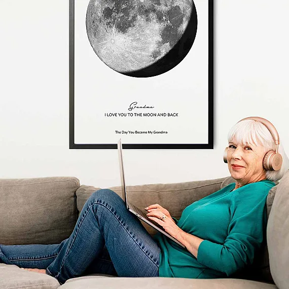moon gift for grandma