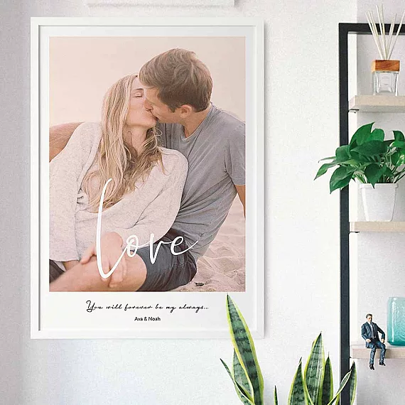 love photo print