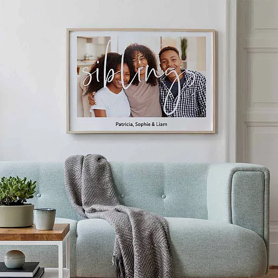 siblings photo art