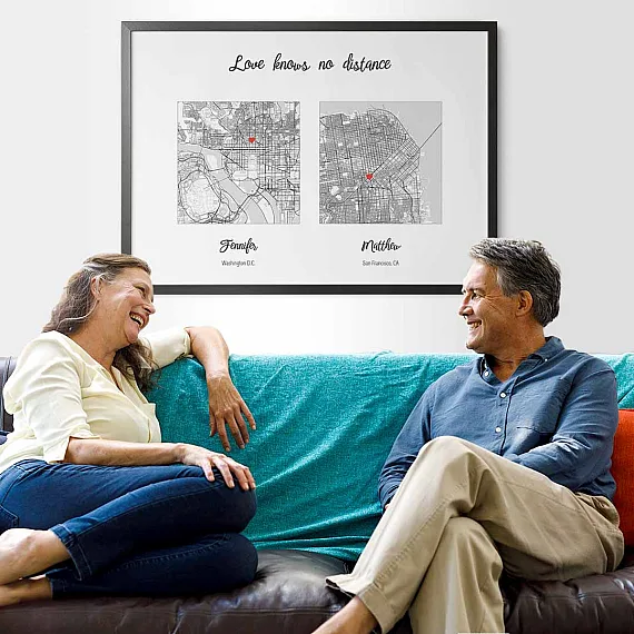 love knows no distance long distance relationship map