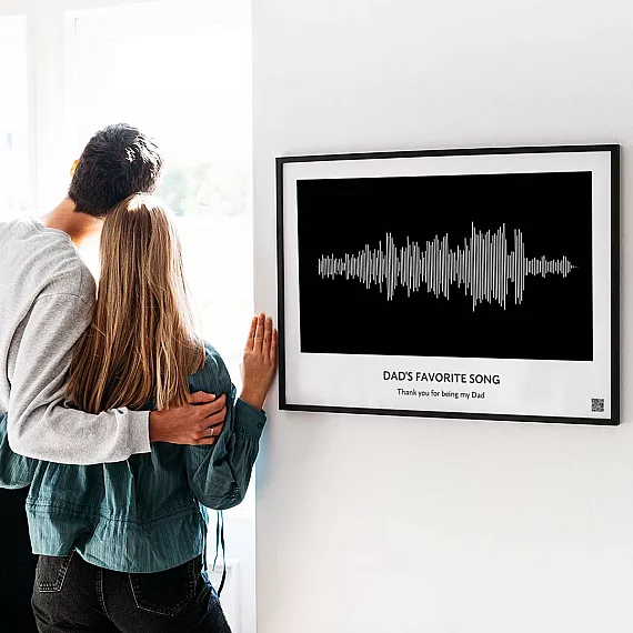 personalized music gift for dad