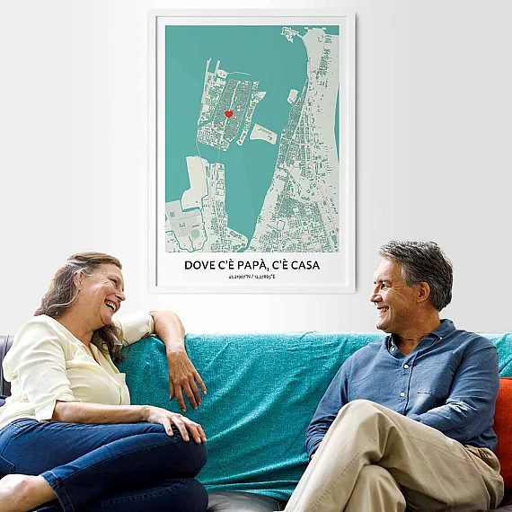 Mappa del Dove C’è Papà, C’è Casa Positive Prints