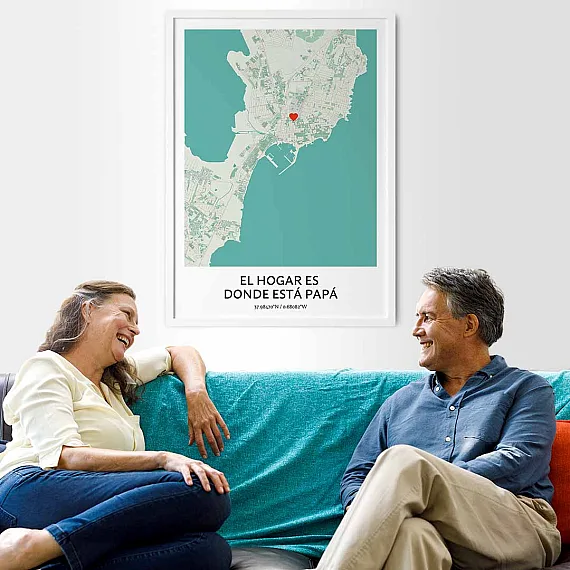 El hogar es donde está papá Positive Prints
