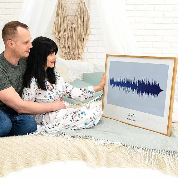 Ja! Schallwellen-Kunst Geschenk