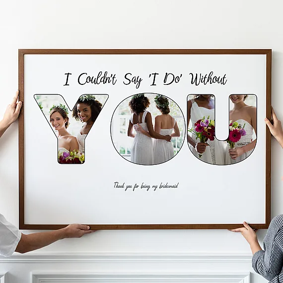 Bridesmaid Thank You Collage