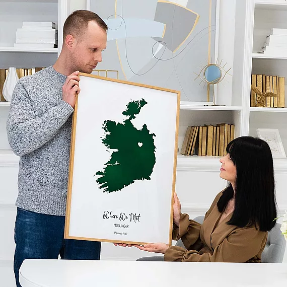 Custom Watercolor Map