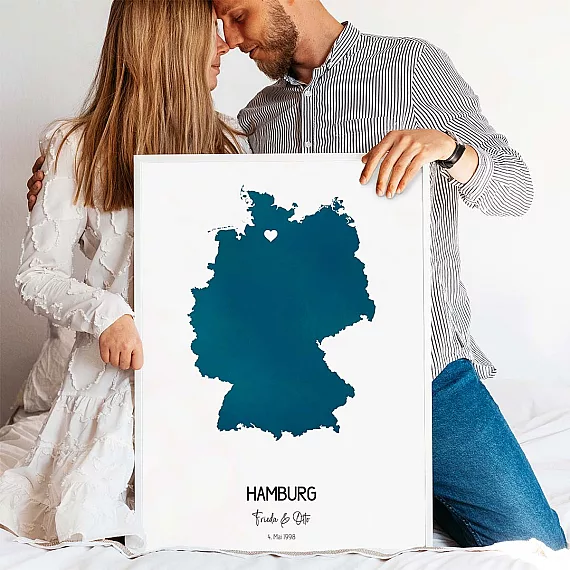 Benutzerdefinierte Aquarellkarte