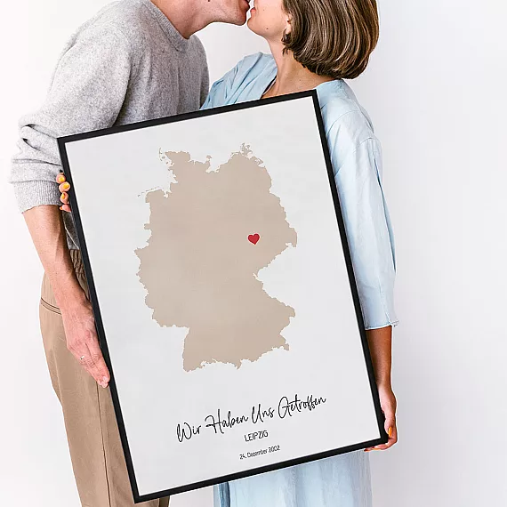 Benutzerdefinierte Aquarellkarte