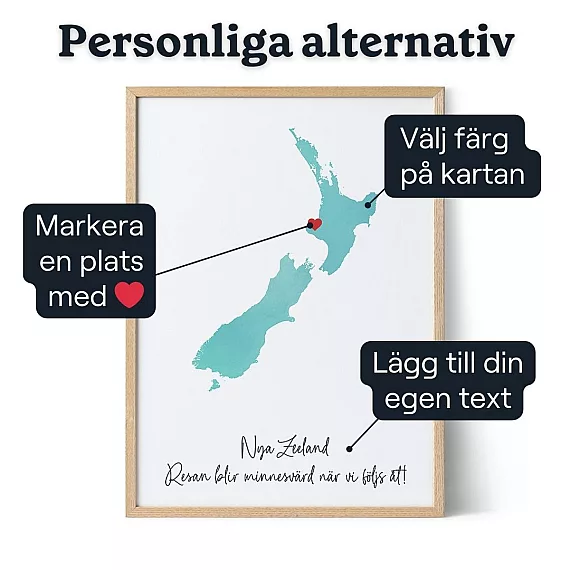 Anpassad akvarellkarta