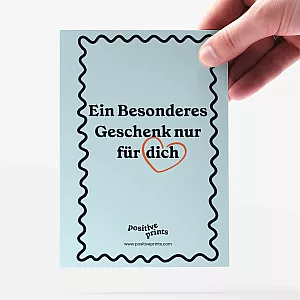 Geschenkgutschein — personalisierter Kunstdruck - Schweiz