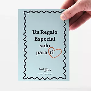 Tarjeta de regalo — impresión artística personalizada