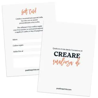 Gift Card Positive Prints
