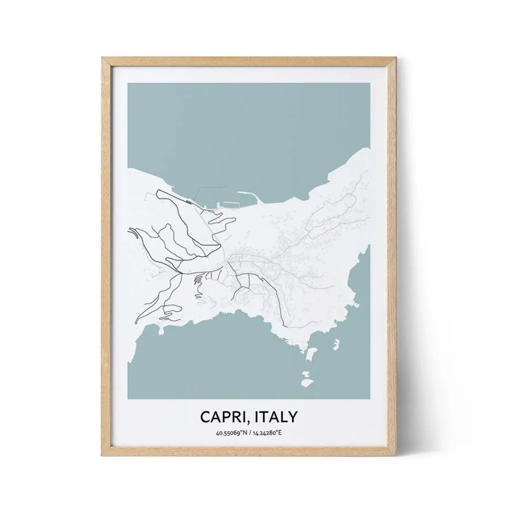Capri, Framed Print or Poster Wall Art