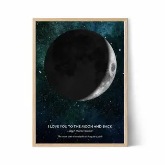 I LOVE YOU TO THE MOON AND BACK ポスター