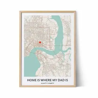 map gift for dad