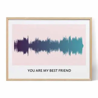 you are my best friend soundwave art