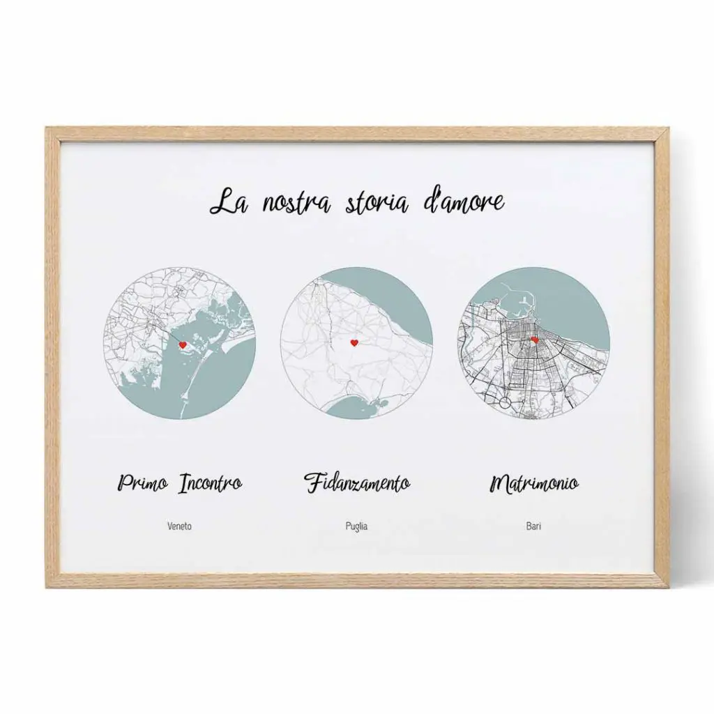 Mappa della Nostra Storia d'Amore - Positive Prints