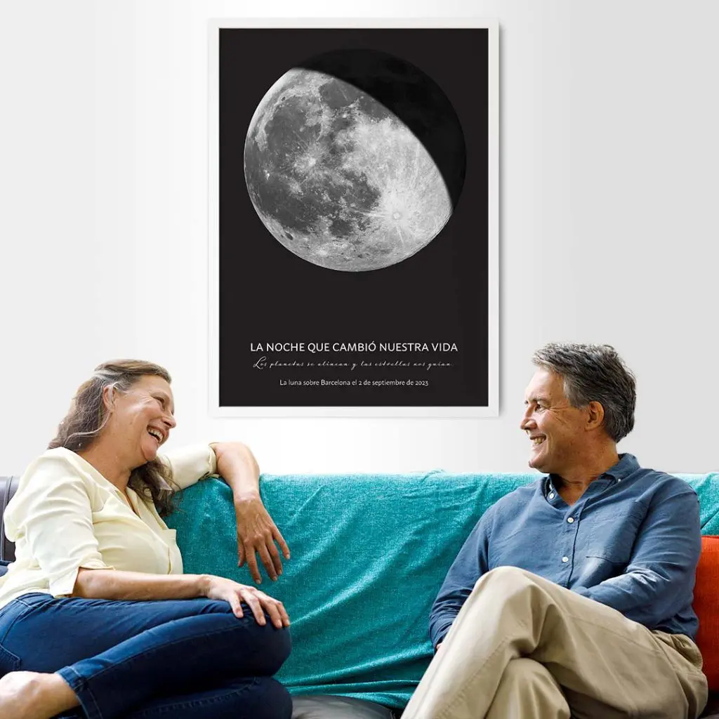 La Nostra Luna - Regalo di anniversario personalizzato - Positive Prints