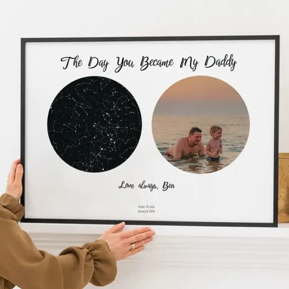 The Day You Became My Daddy with Photo Positive Prints