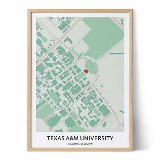 University Map Art