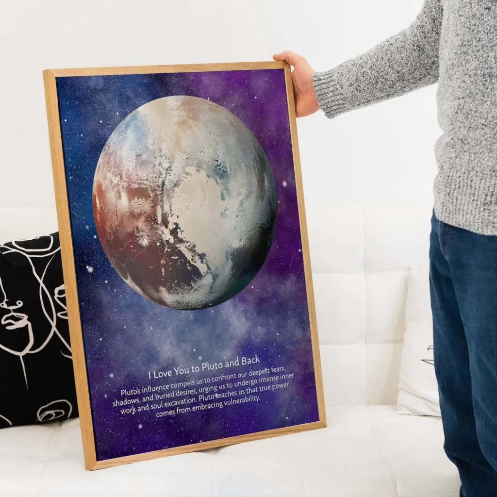 I Love You to Pluto and Back Positive Prints