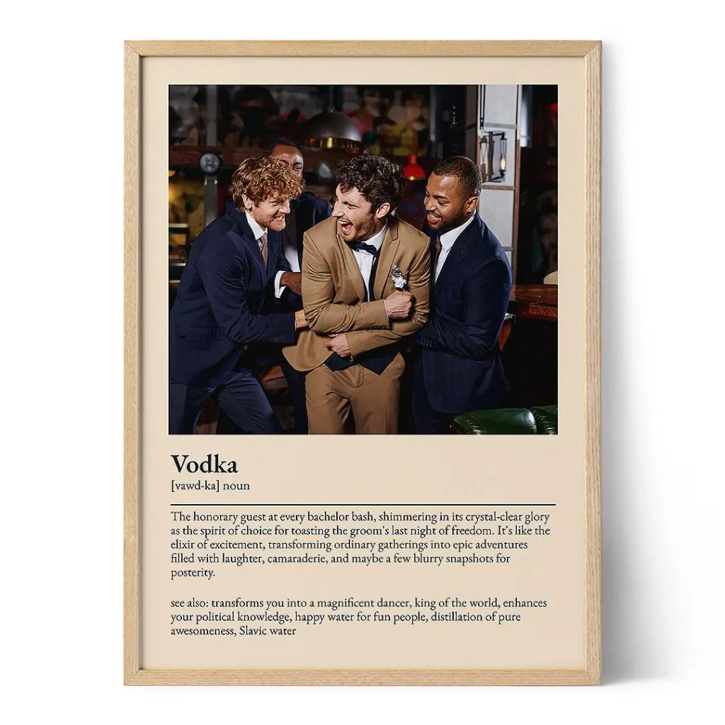 Vodka Definition Poster Positive Prints