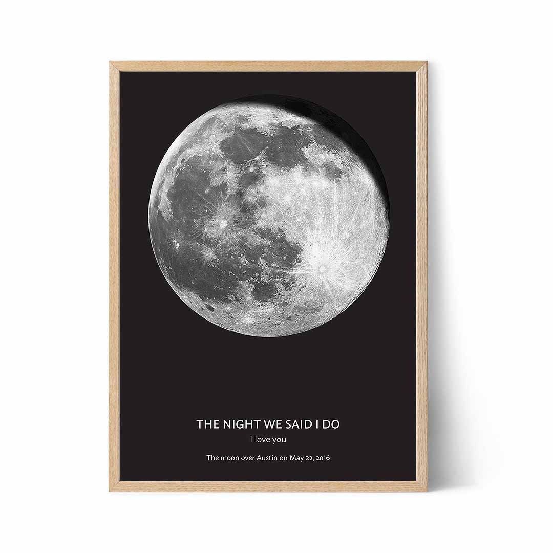 Digital Moon Wall Art - Positive Prints