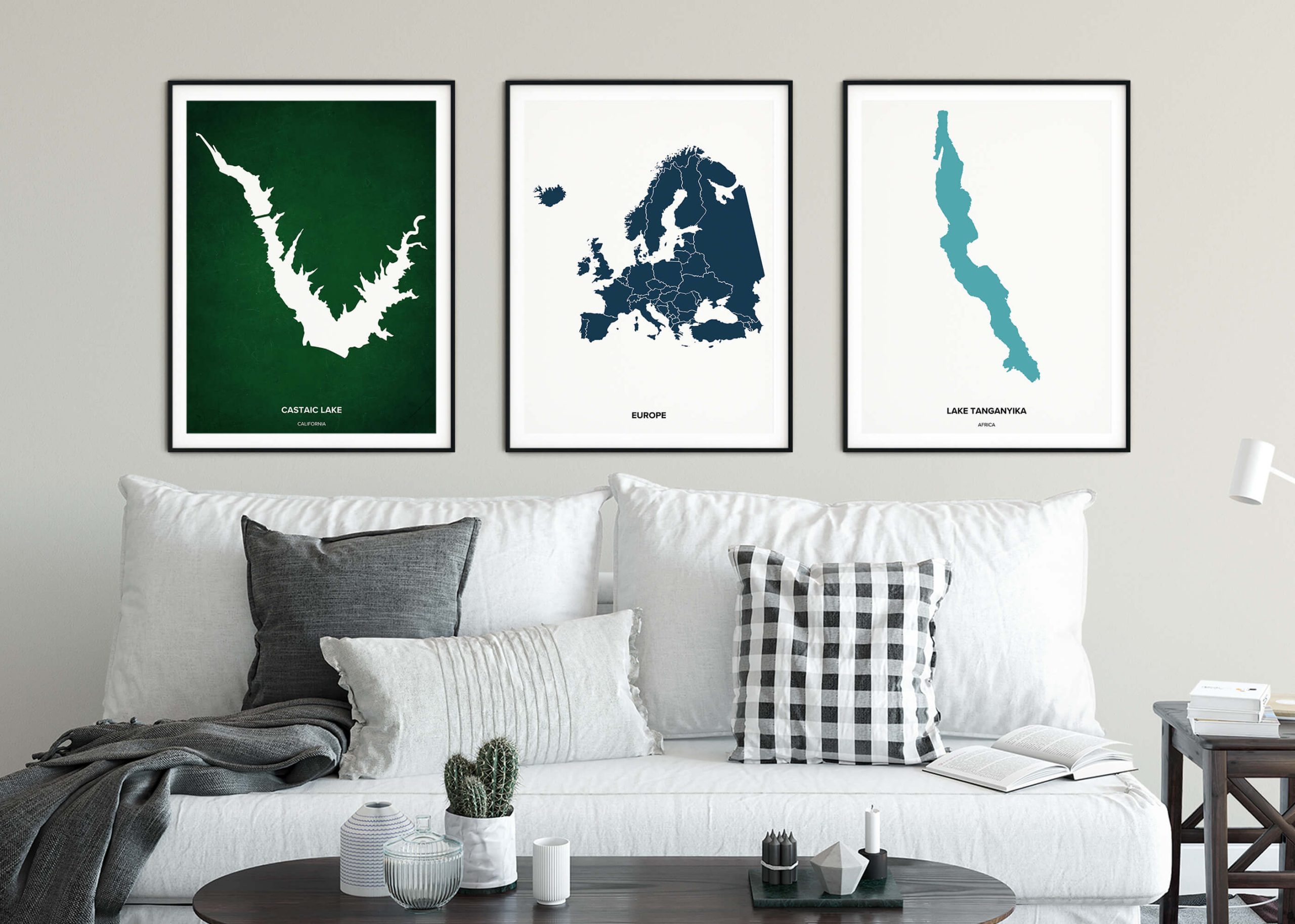 Positive Prints Custom Lakes Posters