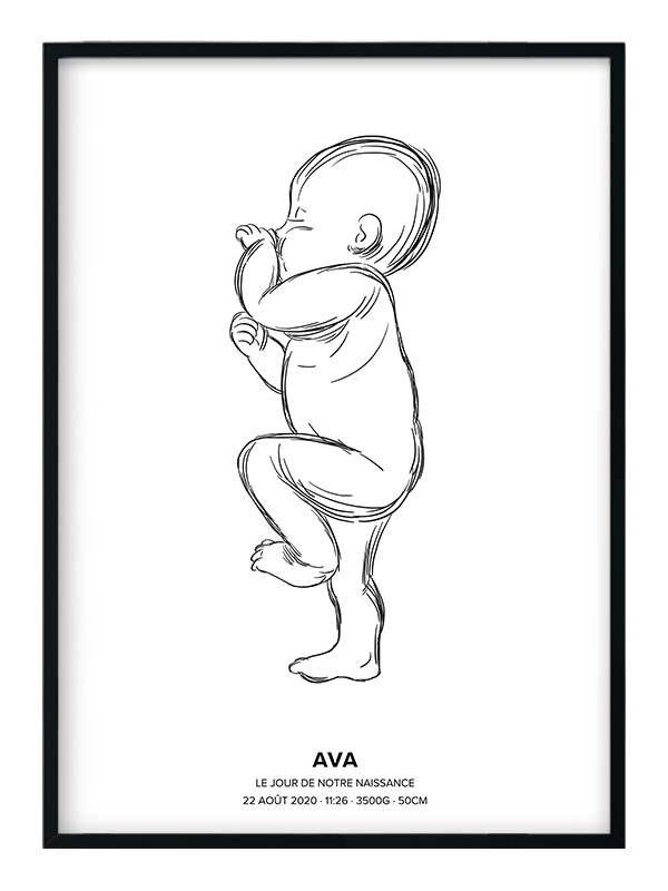 dessin naissance bébé