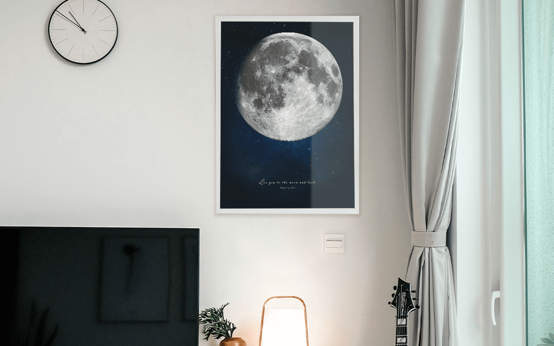 Zitate und Sprüche über den Mond - Positive Prints