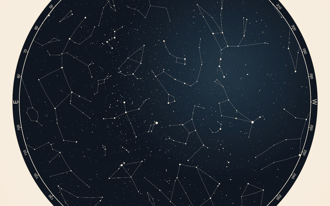 Stars on Custom Star Map Poster