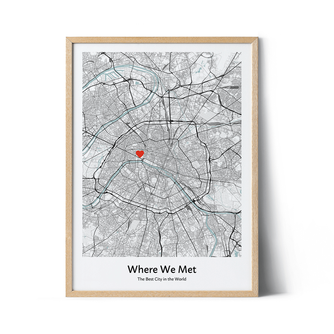 Personalized Where We Met Map