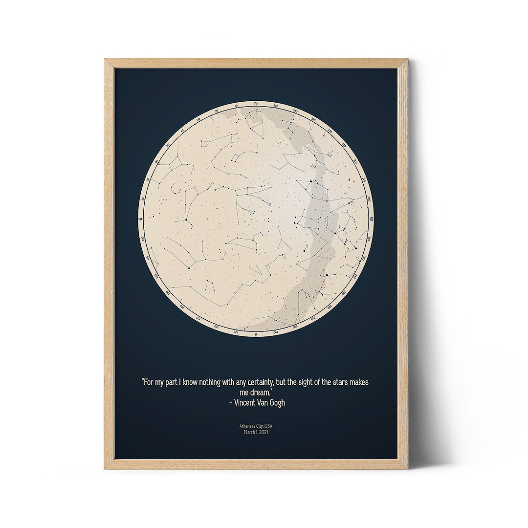 Star Chart Poster