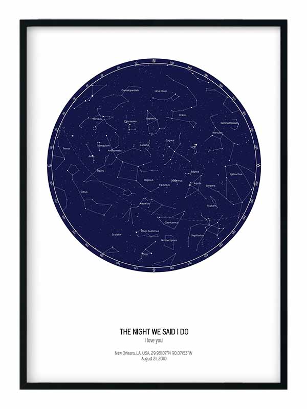 star constellations poster