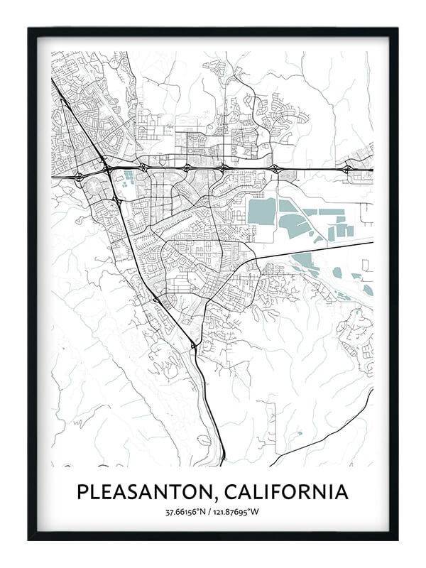 Pleasanton poster